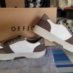 Aldo Premier Multicolor White, Grey and Chocolate Brown