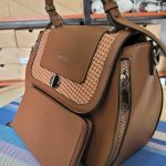 Mocha brown Top Handle Satchel Bag