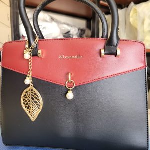 Tri-color fashion Top Handle Bag